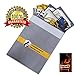 Fireproof Document Storage Bag by DocuBank - 15x11 Double Layer Heat & Water Resistant Protection | FIRE SAFETY EBOOK INCLUDED | Money, Firearms, Personal Items, Valuables, Lipo Battery