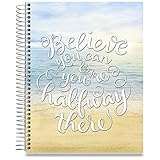 Planner 2018 by Tools4Wisdom Planners - 8.5 x 11 Hardcover w Tabs - First Ever Planner with a Daily Weekly Monthly Yearly Goals Planning System - Spiral | Color Pages | Stickers | Dated Calendar Year