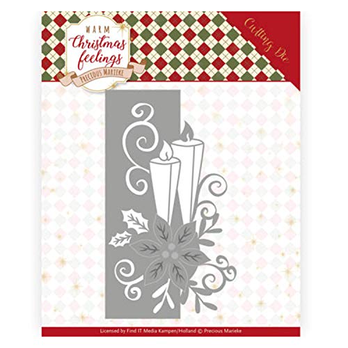 Christmas Themed Lace Metal Cutting Dies Decorative Embossing Stencil Templates for DIY Scrapbooking Album Paper Cards Crafts Christmas Gift