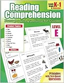 5: Reading Comprehension Passages and Questions for Guided: Level E Guided Reading Comprehension Books Passages and Questions for Homeschool, Kindergarten, 1st Grade (Volume 5)