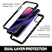 SunRemex Three Defense Designed for iPhone 11 Pro Max Case,Crystal Clear Full Body Shockproof Slim Fit Built-in Screen Protector Cover for iPhone 11 Pro Max Phone (6.5