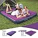 OlarHike Queen Air Mattress, Inflatable Single High Airbed for Guests, Blow up Raised Air Bed for Camping with Electric Air Battery Pump, Purplethumb 2