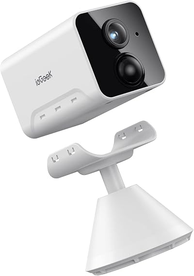 ieGeek 2K Solar CCTV Camera Outdoor Beige