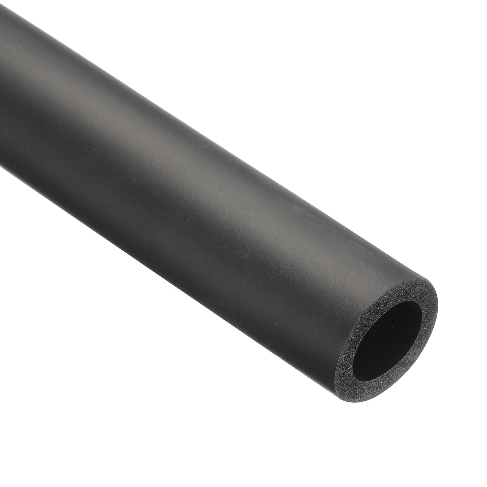 Rebower 20mm ID Pipe Insulation Tubing 5mm Thick Heat Preservation Foam Tube, [for Plumbing Freeze Protection Exercise Handle] - 30mm OD/6ft/Black