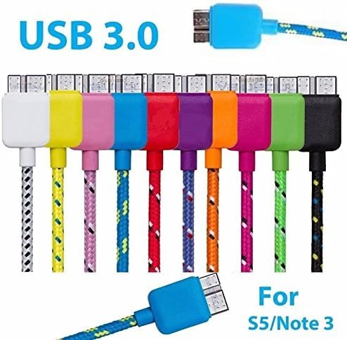 2M 6.5FT TPE Fast Charger Charge Data Black USB Cable for Samsung Galaxy S5 Pro Note 3 Note4