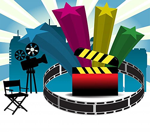 Wallmonkeys Cinema Design Peel and Stick Wall Decals WM104785 (48 in W x 44 in H)