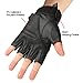 accmor Tactical Gloves Military Rubber Hard Knuckle Gloves Fingerless/Half Finger Outdoor Gloves Fit for Cycling Airsoft Paintball Motorcycle Hiking Camping