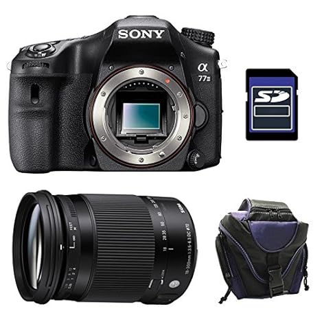 SONY Alpha 77 II + SIGMA 18-300 CONTEMPORARY + Sac + Carte D 4 Go ...