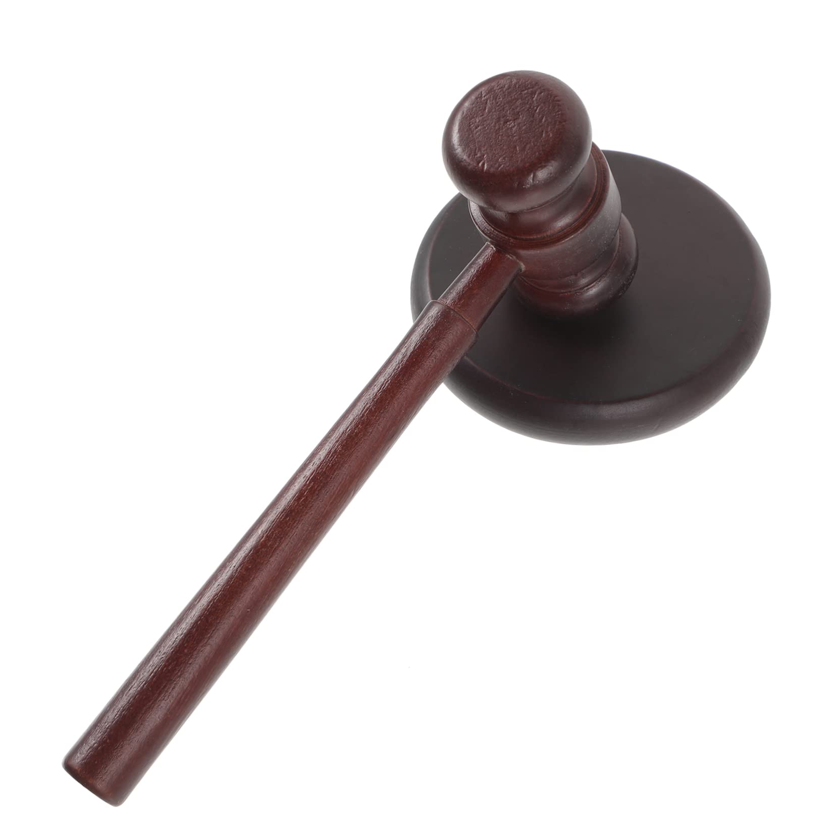 EXCEART 1 Set Judge Hammer Block Judge Costume Accessories Law Graduate Gavel and Sound Block Court Gavel Law Gavel Lobster Mallet Court Hammers Ornaments Wooden Gavel Set with Block