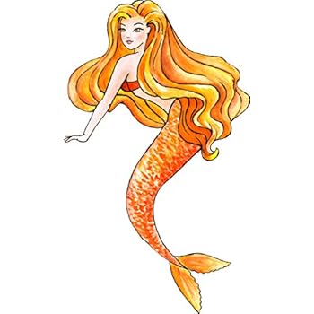 Amazon.com: Pretty Sexy Pen Art Watercolor Mermaid Cartoon