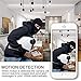 Spy Camera Wireless Hidden ZXWDDP HD 1080P Nanny Cam Baby Pet Monitor WiFi Smoke Detector Camera Motion Detection/Loop Recording/Indoor Security Monitoring Camera Support iOS/Android/PC/Mac