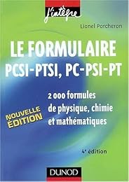 Le  formulaire PCSI-PTSI, PC-PSI-PT