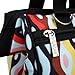 Sachi Fun Prints Insulated Lunch Tote, Style , Wavy Rain