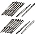 Uxcell a15052700ux0066 M2x0.4mm HSS 3 Straight Thread Flutes Machine Metric Plug Tap