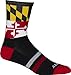 NCAA Maryland Terrapins Cycling/Running Socks, Black, Large/X-Large