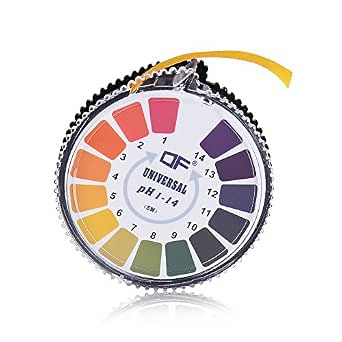 Anzeser Ph Indicator Litmus Test Paper Strip Roll, 0 - 14 For Water Urine And Saliva - 5 Meters (7592441236924)