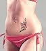 Temporary Tattoo Factory Tramp Stamp Naughty & Nice Tattoos, Long Lasting - Sexy, Realistic Fake Adult Temporary Tattoos for Women's Hip, Lower Back, Thigh, Arm Tramp Stamp - (40 Pack)