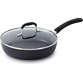 T-Fal Experience Non Stick Fry Pan w/Lid 10 Inch, Induction, Oven Broiler Safe 400F, Compatible with All Cooktops, Cookware,