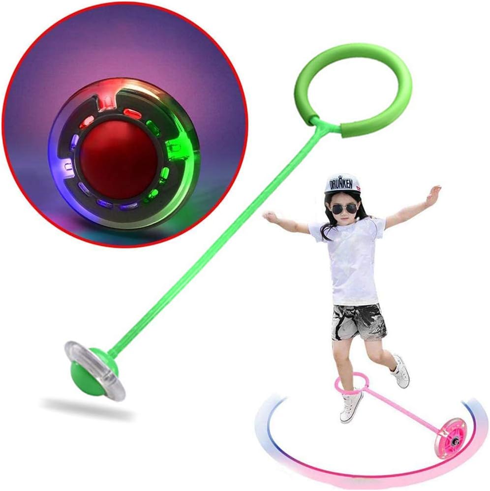 moonmoonlala Flashing Swing Ball Set, Jumping Ball, Colorful Ankle