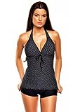 Womens beautiful Push Up Tankini with Hotpants two pieces swimsuit 1090AH-f3965