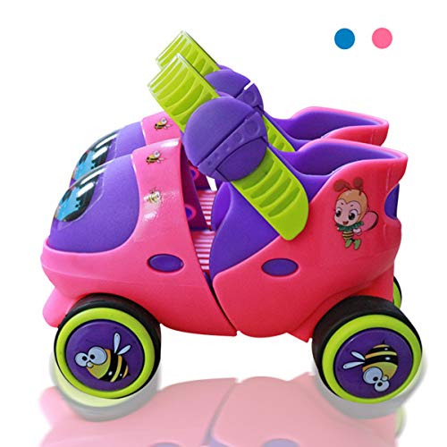 Best Price Mpoutik Kid's Children's Adjustable Speed Quad Roller Skates Shoes with Safe Lock Mode fo...