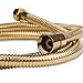 Shower Hose Gold Finish 60-Inch Long Shower Head Hose Bathroom Toilet Handheld Showerhead Sprayer Extension Replacement Part