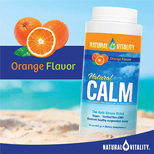 image for Natural Vitality Calm, #1 Selling Magnesium Citrate Supplement, Anti-S