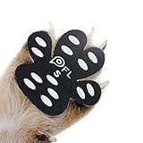 Dog Paw Protection Anti-Slip Traction Pads with Grips, 24 Pieces Self Adhesive Disposable Dog Shoes for Hardwood Floor Indoor Wear (S-1.30