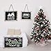 4 Pcs Hanging Chalkboard Signs 10.5