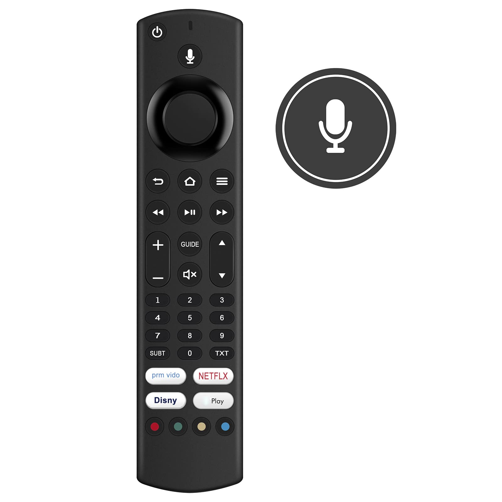 VINABTY Replacement Remote Control fit for Ferguson TV F3220FR F4020AFR F4320AFR F3220AFR F4020FR F4320FR(with Voice Search)