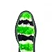 ZippyPaws Z-Stitch Snake Dog Toy, Durable Loud Squeakers, No Stuffing, Large, Green