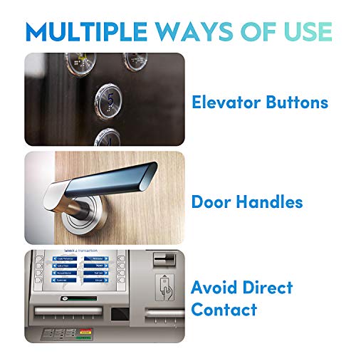 Seahouse Handheld Non-Contact Door Opener Stylus Keychain Tool Fashion