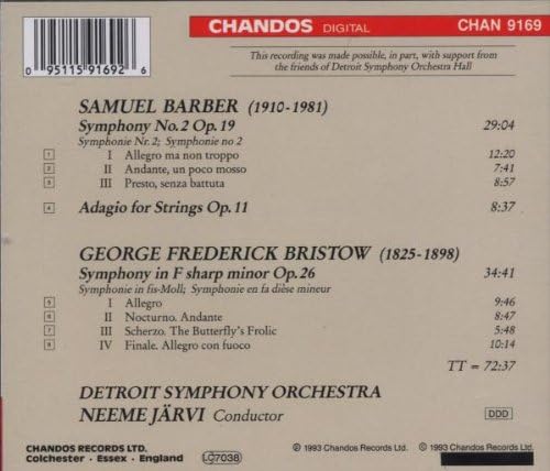 Samuel Barber: Symphony No. 2/Adagio For Strings/ - Image 3