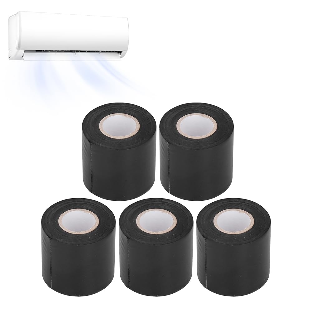 Tissting Air Conditioning Pipe Tape, Thickened PVC Duct Sealing Insulation Tape 60mm Width Oil Heat Resistant for AC Copper Pipe Wrapping and Ducting Sealing Protection