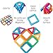 Magnet Tiles Building Block, Cossy 45 PCs Magnetic Stick and Stack Set for girls and boys, Perfect STEM Educational Toys for Kids Children