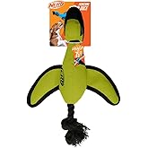 Nerf Dog Trackshot Launching Duck Dog Toy, 16.5 Dog Fetch Toy for Medium and Large Breeds, Green