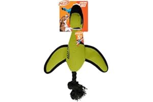 Nerf Dog Trackshot Launching Duck Dog Toy, 16.5 Dog Fetch Toy for Medium and Large Breeds, Green