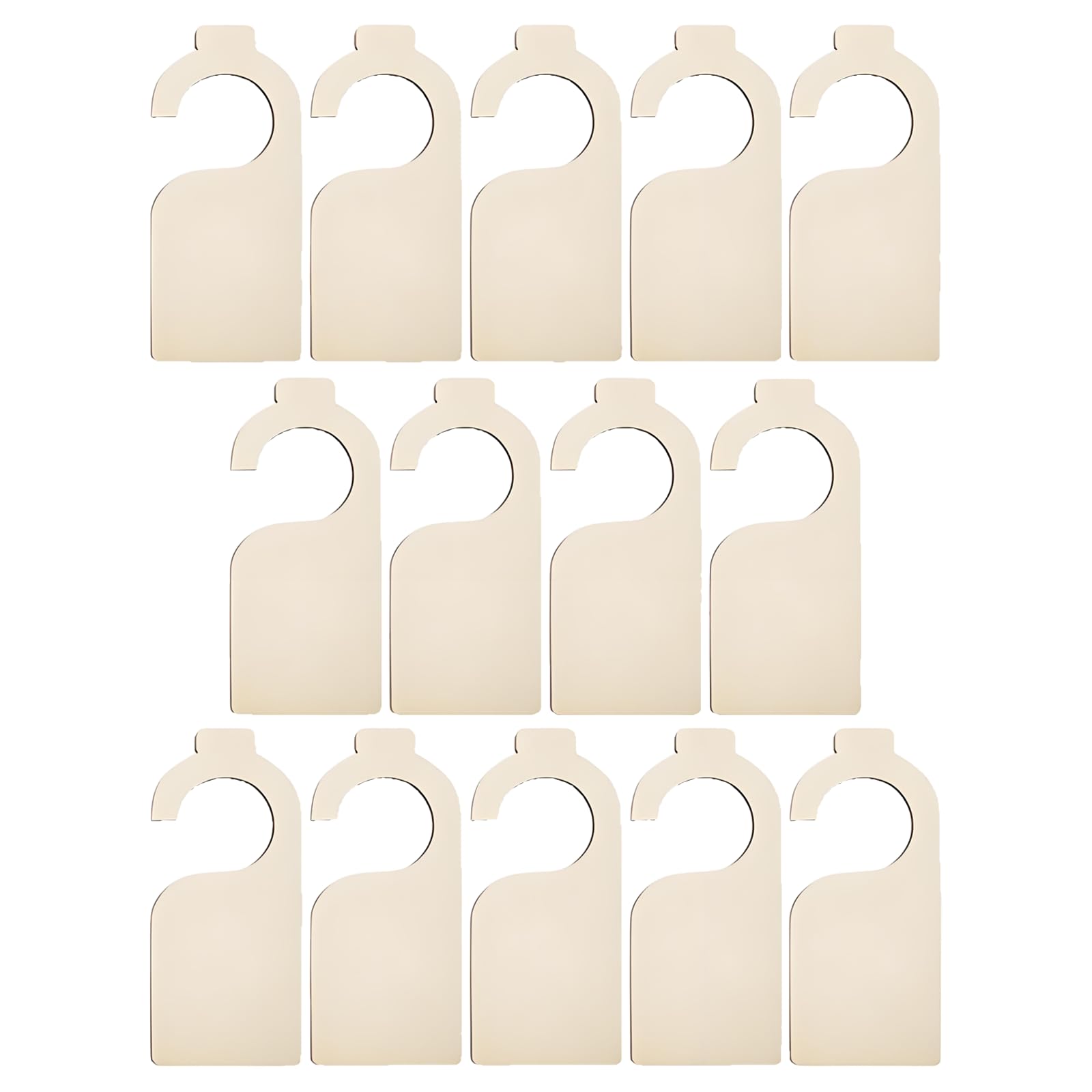 TopHomer 14PCS Wood Wardrobe Dividers, DIY Generic Clothes Dividers, Writable Closet Dividers for Sorting Clothes Color and Size Reusable Closet Rack Dividers for Baby, Children, Adult