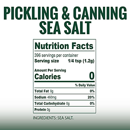 Caravel Gourmet Pickling & Canning Sea Salt Fine Grain Salt for Home