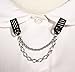 Hey Viv! Double Chain Sweater Guard Collar Clip - 1