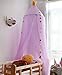 Didihou Bed Canopy for Kids Room, Yarn Play Tent Bedding for Kids Playing Reading with Children Round Lace Dome Netting Curtains Baby Boys and Girls Games House (Purple)