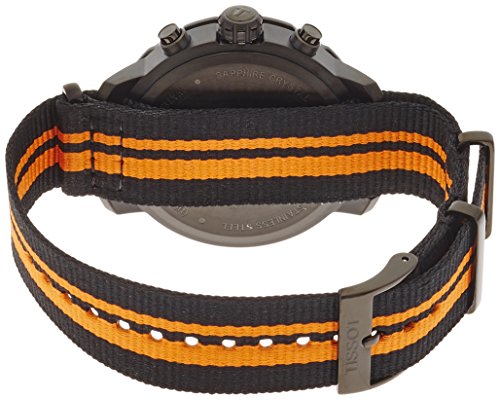 Tissot Quickster NATO Black Dial SS Textile Quartz Men's Watch