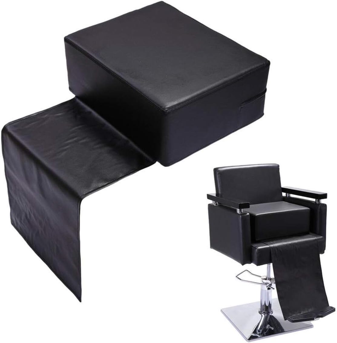 OOTORI Black Waterproof Barber Beauty Salon Spa Equipment Styling Chair Child Booster Seat Cushion for Baby & Kids: Kitchen & Dining