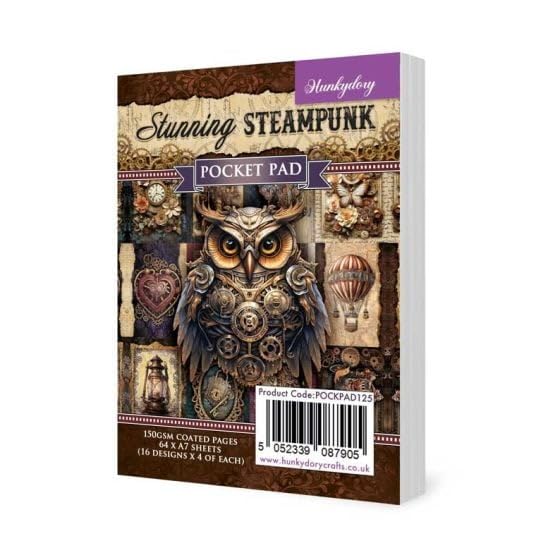 Hunkydory Crafts Stunning Steampunk Pocket Pad