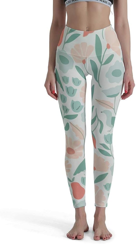 floral yoga tights