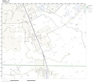 Amazon.com: ZIP Code Wall Map of Wilmer, TX ZIP Code Map Not Laminated