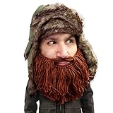 Beard Head - The Original Barbarian Trapper Knit Beard Hat