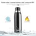 DAWAY Vacuum Insulated Water Bottle Rechargeable - G3 Reusable Stainless Steel Water Bottle, Leak Proof, Double Walled, Keep Drink Hot & Cold, Temperature Display, Alarm Reminder, with Holder Bag