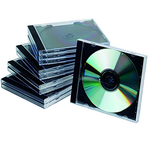 Fellowes 98310 Cd Jewel Case Black (Pack of 10) Amazon.co.uk