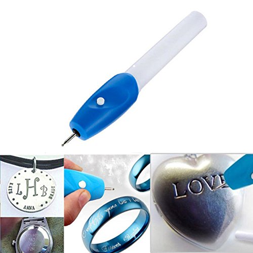 Easyinsmile Electric(Batteries not Included) Engraving Engraver Pen for DIY Jewelry Metal Glass Wood